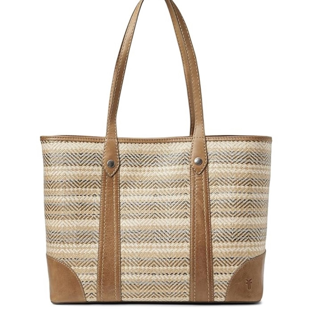 Frye Melissa Straw Shopper